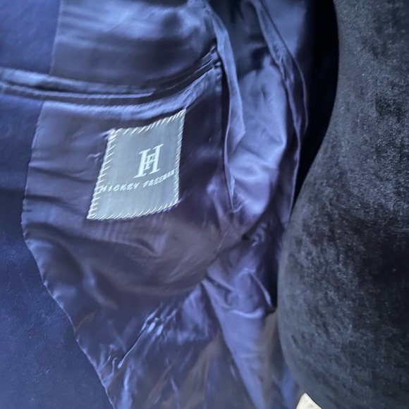 Hickey Freeman Blue Blazer 40L 100% Wool. NEW $100 - Picture 9 of 10